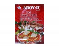 Паста Карри AROY-D, красная, острая, 50г