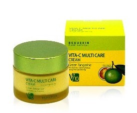 Крем для лица с зеленым мандарином Vita-C BEAUSKIN 50г
