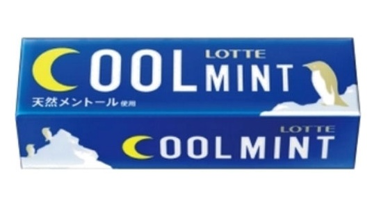 Жевательная резинка сладкая мята Cool Wint LOTTE, 9 пластинок