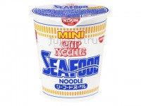 Лапша быстрого приготовления Nissin MINI с морепродуктами, 38г, Япония