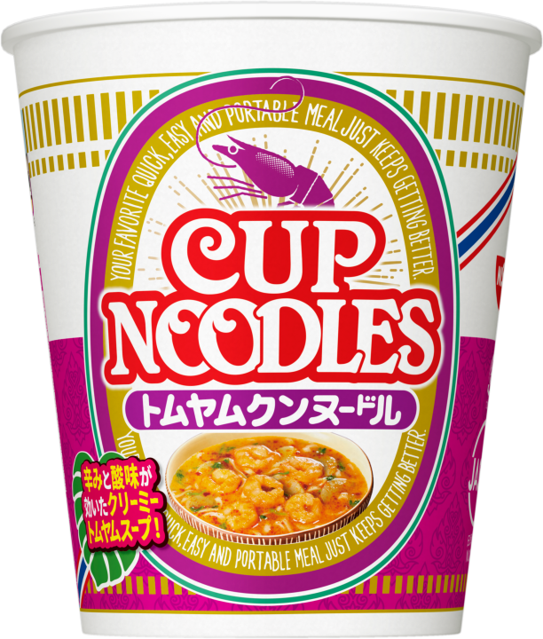 Лапша Nissin Cup Noodle Том ям, 75г, Япония