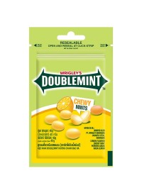 Жевательная резинка Doublemint с лимоном и мятой, 40г, Китай
