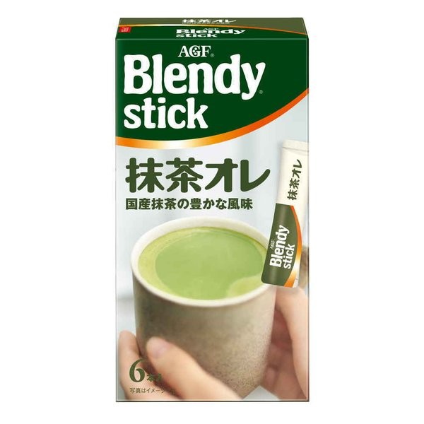 Японский чай Матча-латте AGF Blendy в стиках (6шт х 10г) Япония
