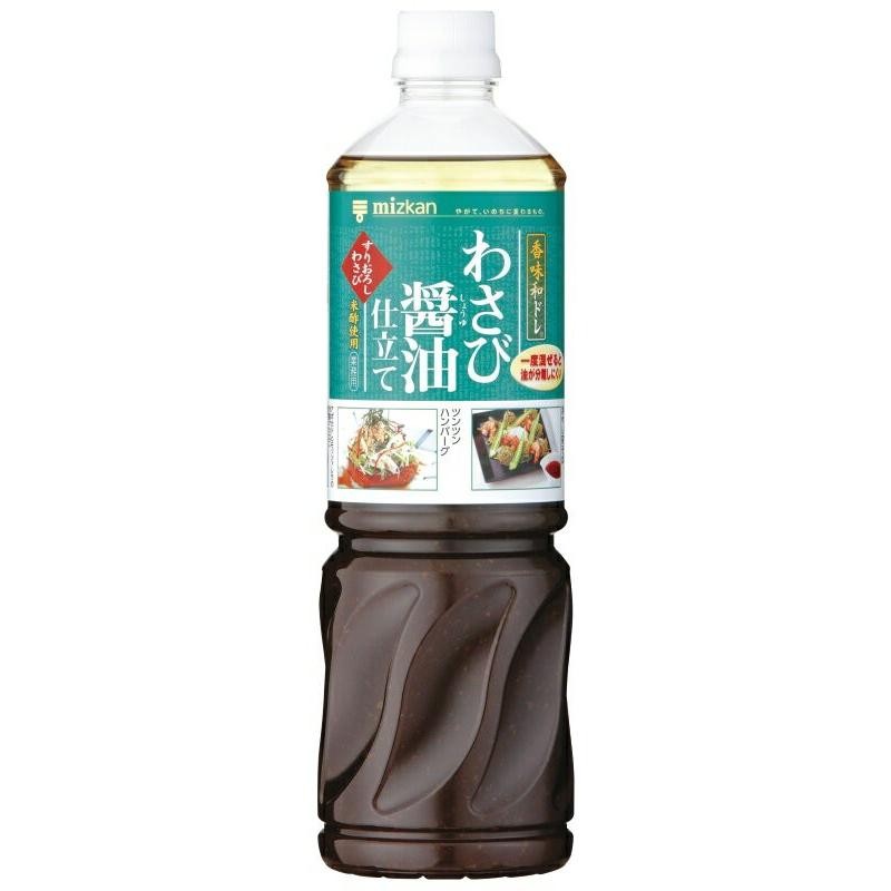 Соевый соус с васаби и рисовым уксусом Мицукан Mizkan, 1 л, Япония