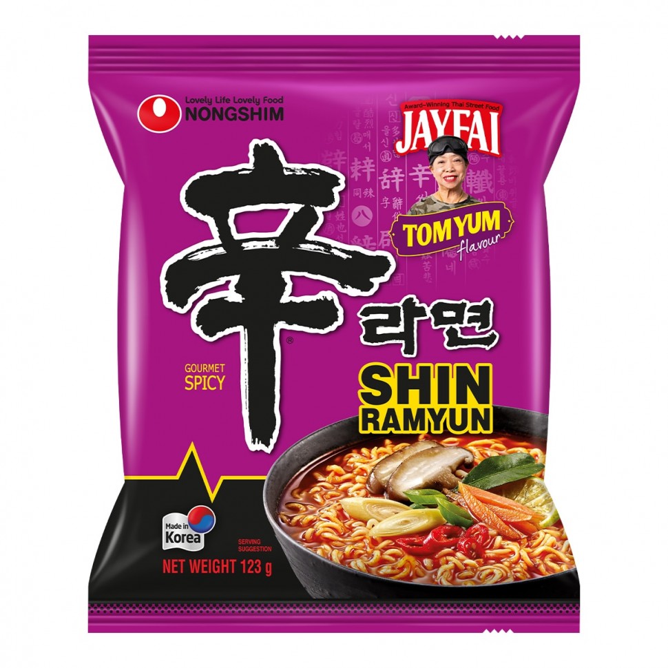 Лапша быстрого приготовления Шин Рамен со вкусом Том Ям Nongshim