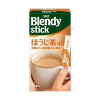 Японский жареный зеленый чай Ходзича с молоком AGF Blendy стики (6шт х 10г) Япония 