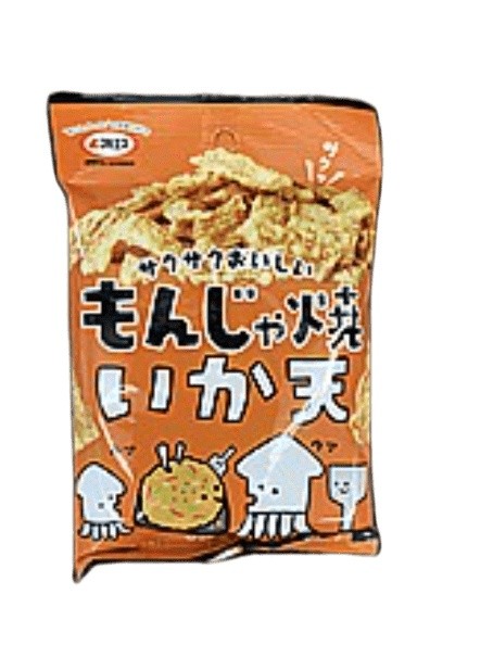 Сушеные кальмары Маруесу в кляре вкус Монджаяки Maruesu, 22 г, Япония