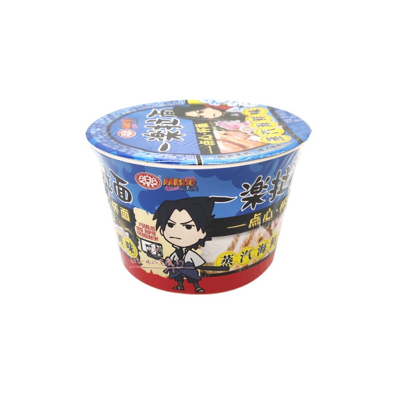 Детская мини-лапша Ичираку Наруто с морепродуктами бп Naruto Yile Noodles, 35 г, Китай