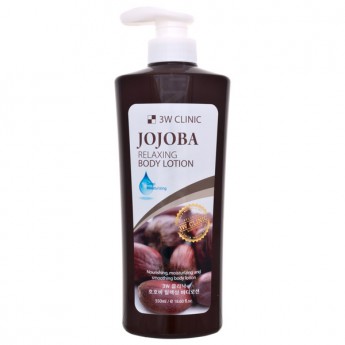 Лосьон для тела с жожоба 3W Clinic Relaxing Body Lotion, 550 мл 