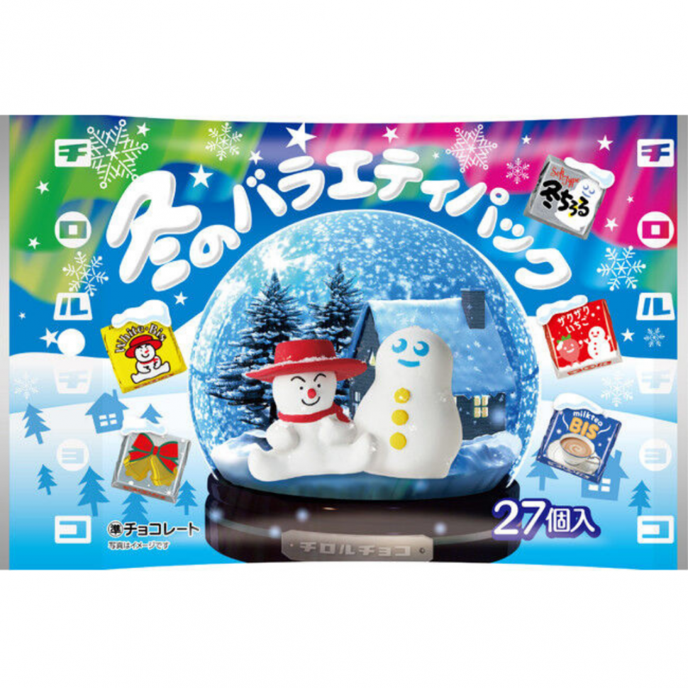 Шоколадные конфеты «Праздничные» TIROL ассорти пять вкусов, 171г Япония