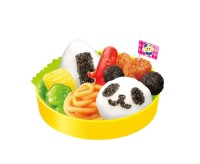 Японский набор для детей &quot;Сделай сам&quot; Панда-обед со спагетти, онигири, овощами и фрикадельками Popin' Cookin' Kracie, 29 г, Япония