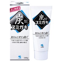 Зубная паста отбеливающая и полирующая с углём и мятными травами, 100г, Япония