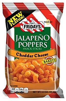 Палочки Friday's Jalapeno Poppers с халапеньо и сыром чеддер, 99г, США