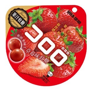 Мармелад UHA со вкусом клубники, 52г 