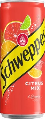 Напиток газированный Schweppes Цитрусовый Микс, 330 мл