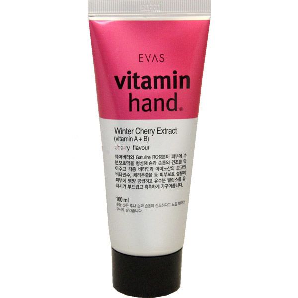 Витаминизированный крем для рук Вишня EVAS vitamin hand cream winter cherry