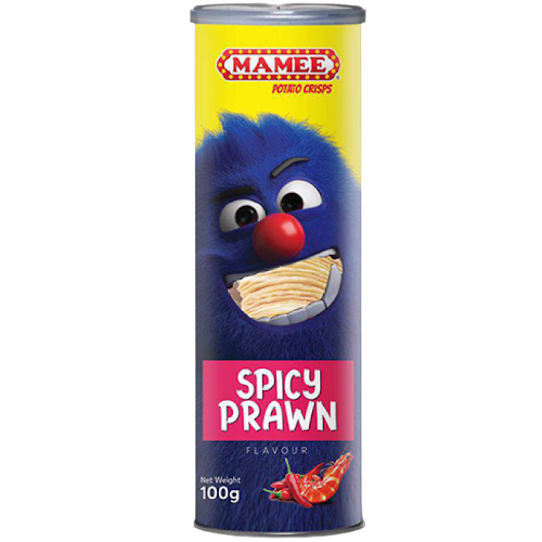 Чипсы MAMEE со вкусом острой креветки SPICY PRAWN POTATO CRISPS 100г, Малайзия