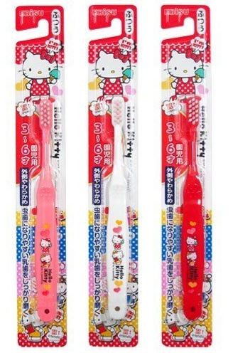 Зубная щетка детская Hello Kitty (от 3 до 6 лет) Ebisu, Япония