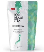 Японский зеленый чай Кокейча листовой Оригами Origami Tea, 50г