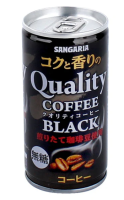 Японский кофе Sangaria BLACK без сахара, 185г