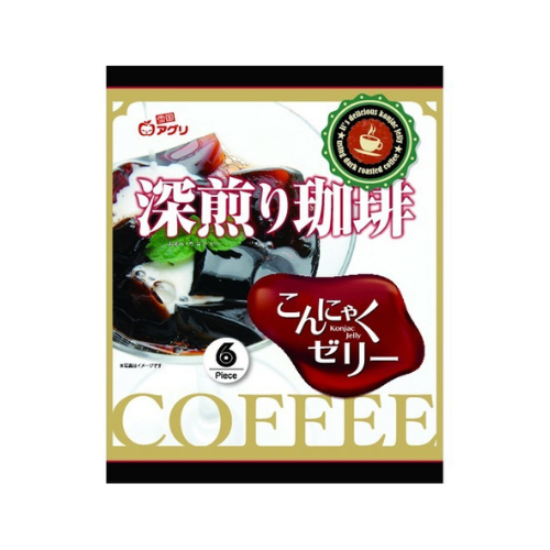 Желе конняку Yukiguni с японским кофе 18г х 6шт, Япония