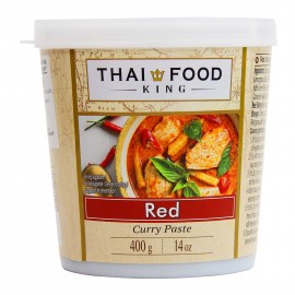 Красная паста карри Тай Фуд Кинг острая Thai food king, 400г Таиланд