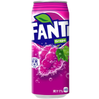 Японская Фанта Виноград Премиум с витамином В6 (низкокалорийная) Fanta Grape Soda, 350 мл