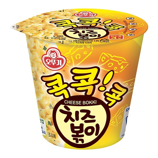 Лапша Ottogi со вкусом сыра Чиз Бокки, 55 г
