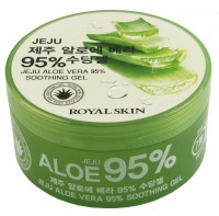 Многофункциональный гель Aloe Vera для лица и тела с 95%-ным содержанием алоэ, ROYAL SKIN 300 мл