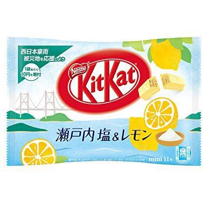 Японский Кит-Кат с лимоном и солью, 11шт х 11,6г