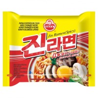 Лапша Джин Рамён с говядиной, острая Ottogi, 120 г