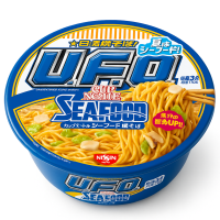 Лапша UFO Nissin Якисоба с морепродуктами, Япония, 101 г