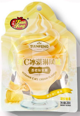 Жевательные конфеты в глазури, 28г