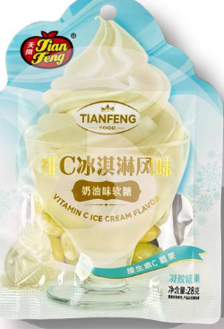 Жевательные конфеты в глазури, 28г