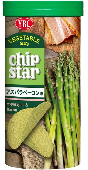Картофельные чипсы Chip Star с беконом и зеленой спаржей, 50г, Япония  