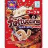 Кислый мармелад со вкусом колы в сахарной посыпке Fettuccine gummi BOURBON, 50 г Япония
