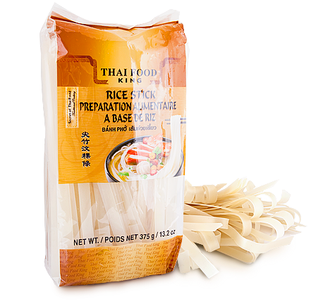 Рисовая лапша THAI FOOD KING, 10мм, 375г