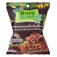 Кокосовые чипсы KING ISLAND в шоколадной глазури, 40г