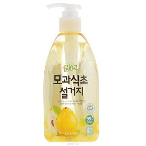 Средства для мытья посуды, овощей и фруктов CJ Lion Chamgreen с ароматом айвы, Корея, 470г