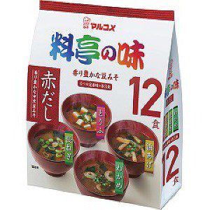 Мисо-суп Ассорти Marukome с кусочками обжаренного тофу12 порций, Япония, 201г