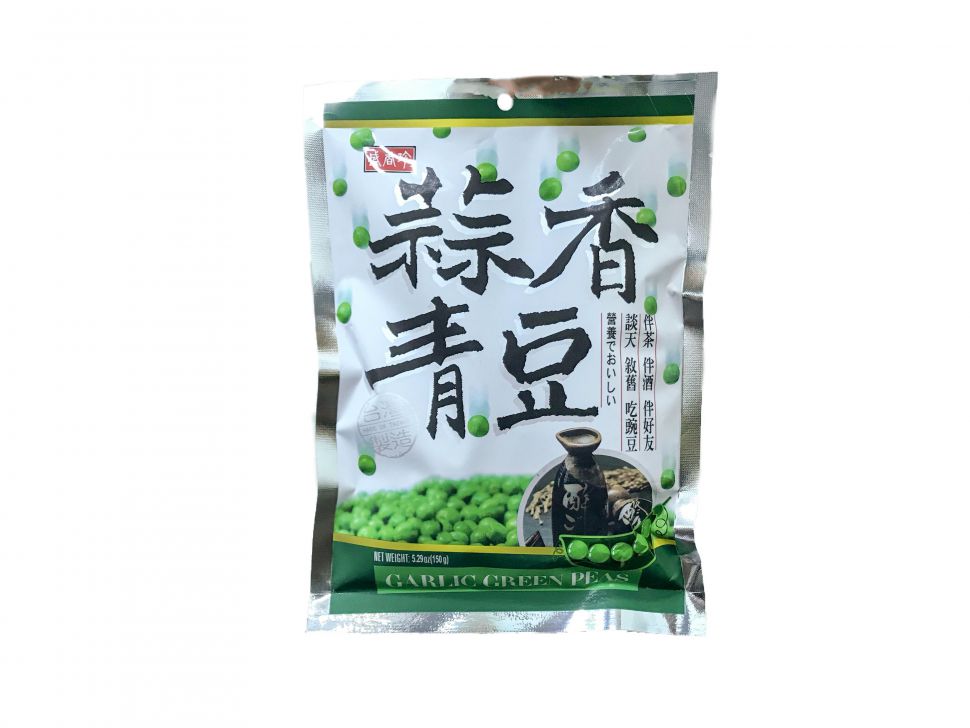 Зеленый горошек с чесноком, 150г, Тайвань