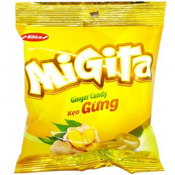 Карамель Migita с лимоном и имбирем, 70г