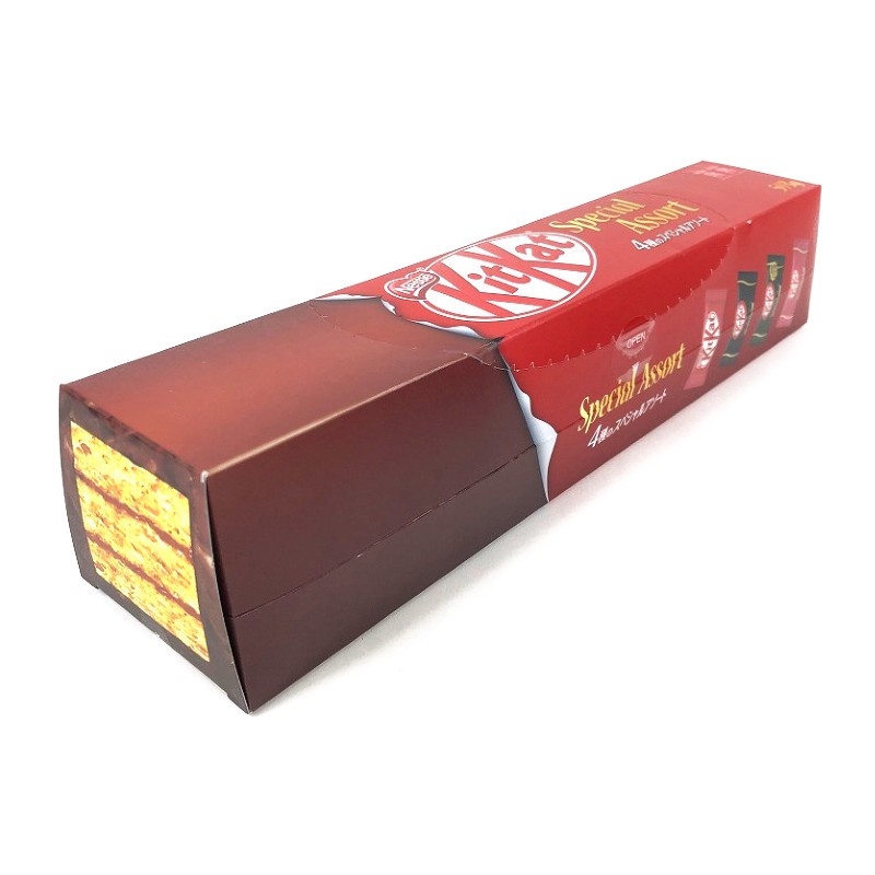 Купить Японский кит-кат Ассорти (матча, клубника, молочный шоколад ...