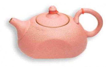 Небольшой красивый чайник из глины, 200 мл.
