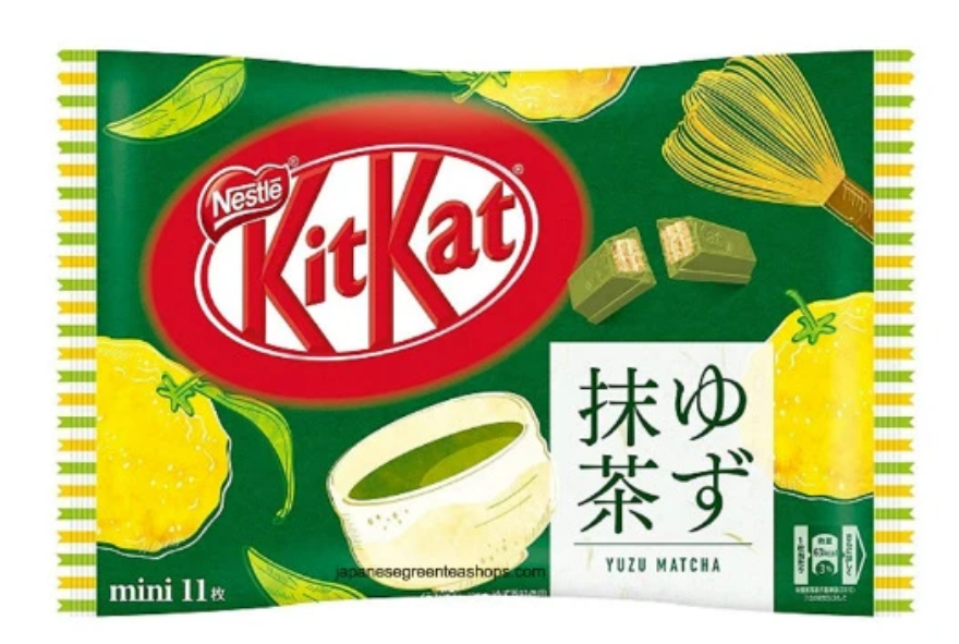Японский кит-кат Юдзу и Матча, 11шт по 11,6г