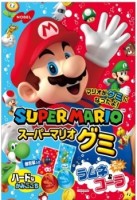 Жевательные конфеты Nobel Super Mario с колой и сидром,90г, Япония