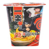 Лапша бп с кимчи на мясном бульоне Наруто Naruto Yile Noodles, 90 г, Китай