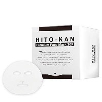 Японская маска для лица премиум класса со стволовым клетками HITO-KAN Premium Face Sheet, 30 шт