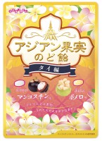 Леденцы Сенжаку мангостин и помело с медом и витамином С Senjakuame, 75 г, Япония