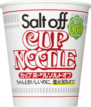 Лапша Nissin Cup Noodle Salt Off с пониженным содержанием соли, 79г, Япония 